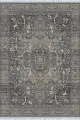 100 300 Kilim Antrasit Göbekli Dokuma Pamuk Taban Kaymaz Kilim KLM088