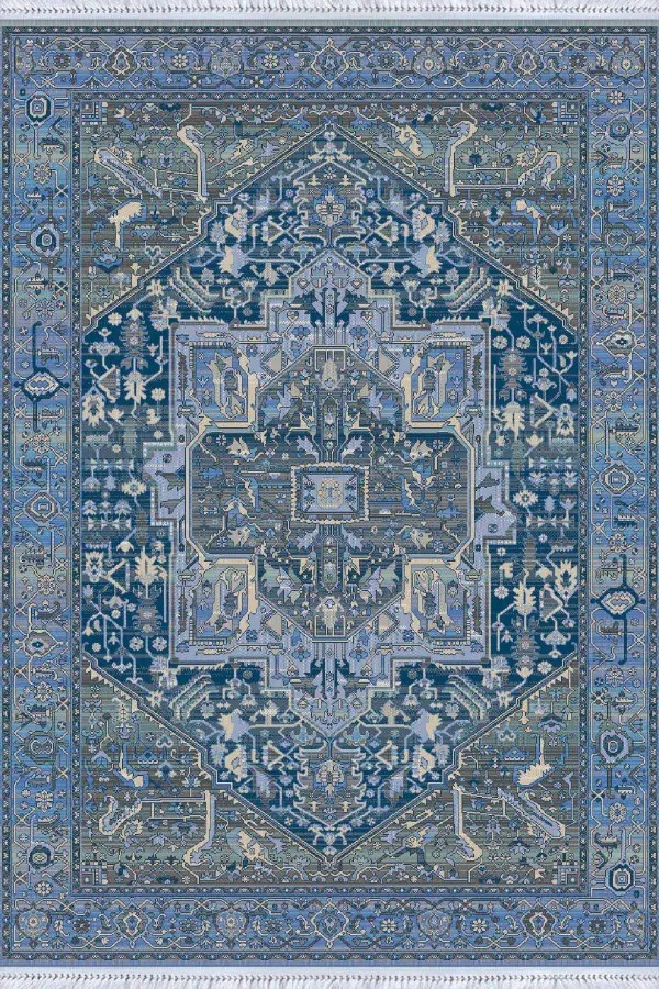200 300 Kilim Eflatun Göbekli Dokuma Pamuk Taban Kaymaz Kilim KLM089