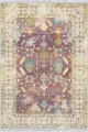 Ofis İçin Kilim Pembe Çerçeveli Dokuma Pamuk Taban Kaymaz Kilim KLM105