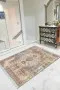 Çok Renkli Vintage Dokuma Pamuk Taban Kaymaz Kilim KLM106