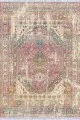 Pamuklu Kilim Pembe Klasik Göbekli Dokuma Pamuk Taban Kaymaz Kilim KLM108
