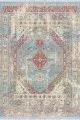 Kilim Halılar Ve Fiyatları Mavi Klasik Göbekli Dokuma Pamuk Taban Kaymaz Kilim KLM109