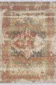 Uzun Yolluk Kilim Taba Vintage Dokuma Pamuk Tabanlı Kaymaz Kilim KLM116