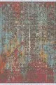 Türk Halı Ve Kilim Çok Renkli Vintage Dokuma Pamuk Taban Kaymaz Kilim KLM118