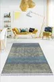 Yörük Kilimi Çok Renkli Vintage Dokuma Pamuk Taban Kaymaz Kilim KLM121