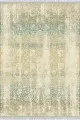 Yıkanabilir Kilim Yeşil Vintage Dokuma Pamuk Tabanlı Kaymaz Kilim KLM137
