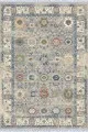 Küçük Kilim Mavi Çerçeveli Dokuma Pamuk Taban Kaymaz Kilim KLM161