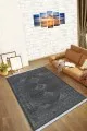 100 * 300 Kilim Füme Vintage Dokuma Pamuk Tabanlı Kaymaz Kilim KLM169