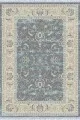 Mavi Çerçeveli Dokuma Pamuk Taban Kaymaz Kilim KLM172