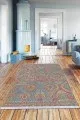 4 Metrekare Kilim Halı Çok Renkli Vintage Dokuma Pamuk Taban Kaymaz Kilim KLM175