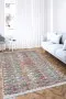 Çok Renkli Vintage Dokuma Pamuk Taban Kaymaz Kilim KLM181