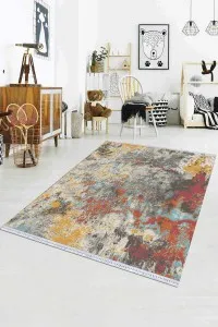 Çok Renkli Spor Dokuma Pamuk Taban Kaymaz Kilim KLM189 Çok Renkli Spor Dokuma Pamuk Taban Kaymaz Kilim KLM189