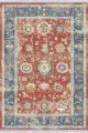 Kiremit Çerçeveli Dokuma Pamuk Taban Kaymaz Kilim KLM192