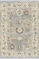 6 Metre Kilim Gri Çerçeveli Dokuma Pamuk Tabanlı Kaymaz Kilim KLM193