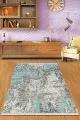 Kilim Wholesale Mavi Spor Desen Dokuma Pamuk Taban Kaymaz Kilim KLM200