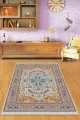 Yeni Model Kilim Desenleri Turuncu Göbekli Dokuma Pamuk Taban Kaymaz Kilim KLM208