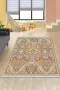 Çok Renkli Vintage Dokuma Pamuk Taban Kaymaz Kilim KLM211