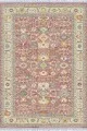 Osmanlı Halı Modelleri Pembe Çerçeveli Dokuma Pamuk Taban Kaymaz Kilim KLM216