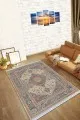 Halı Üstü Kilim Renkli Klasik Göbekli Dokuma Pamuk Taban Kaymaz Kilim KLM229