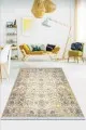 Etnik Halı Kilim Çok Renkli Vintage Dokuma Pamuk Taban Kaymaz Kilim KLM237