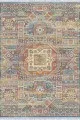 Geometrik Desenli Kilim Çok Renkli Vintage Dokuma Pamuk Taban Kaymaz Kilim KLM252