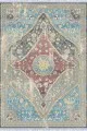 Kilim Mutfak Mavi Klasik Göbekli Dokuma Pamuk Taban Kaymaz Kilim KLM255