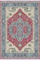 Pembe Klasik Göbekli Dokuma Pamuk Taban Kaymaz Kilim KLM273