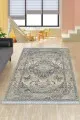 Mutfak Kilim Halı Eflatun Göbekli Dokuma Pamuk Taban Kaymaz Kilim KLM279