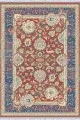 Kaymaz Yıkanabilir Kilim Kiremit Çerçeveli Dokuma Pamuk Taban Kaymaz Kilim KLM284