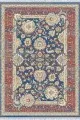 Karabağ Halı Çok Renkli Çerçeveli Dokuma Pamuk Taban Kaymaz Kilim KLM285