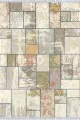 Patchwork Kilim Çok Renkli Patchwork Dokuma Pamuk Taban Kaymaz Kilim KLM288