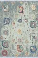 Mavi Spor Desen Dokuma Pamuk Taban Kaymaz Kilim KLM300