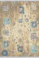 Mutfak Kilimi Kaymaz Bej Vintage Dokuma Pamuk Tabanlı Kaymaz Kilim KLM301
