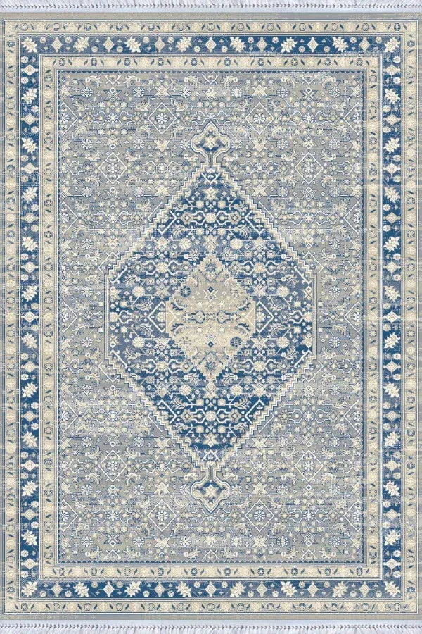 Mutfak Kilim Yolluk Eflatun Göbekli Dokuma Pamuk Taban Kaymaz Kilim KLM302