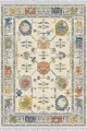 Çok Renkli Çerçeveli Dokuma Pamuk Taban Kaymaz Kilim KLM327