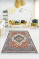 Kaymaz Kilim Yolluk Kiremit Göbekli Dokuma Pamuk Taban Kaymaz Kilim KLM331