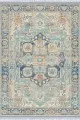 Kilim Fiyatları 4 Metrekare Mavi Vintage Dokuma Pamuk Tabanlı Kaymaz Kilim KLM351