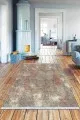 Karabağ Kilimleri Kiremit Vintage Dokuma Pamuk Taban Kaymaz Kilim KLM352