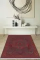 70X140 Kilim Bordo Yöresel Dokuma Pamuk Tabanlı Kaymaz Kilim KLM353