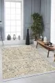 Halı Görünümlü Kilim Çok Renkli Vintage Dokuma Pamuk Taban Kaymaz Kilim KLM355