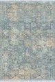 Kilim Fiyatları 6 Metrekare Mavi Vintage Dokuma Pamuk Tabanlı Kaymaz Kilim KLM360