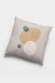 Bej Koltuk İçin Kırlent Bej Modern Desenli Çift Taraf 4'lü Set Kırlent Kılıfı 4KR005