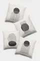 Füme Yastık Kılıfı Füme Modern Çift Taraflı 4'lü Set Kırlent Kılıfı 4KR007