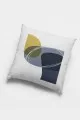 Kırlent Kılıfı Lacivert Lacivert Geometrik Çift Taraf 4'lü Set Kırlent Kılıfı 4KR014