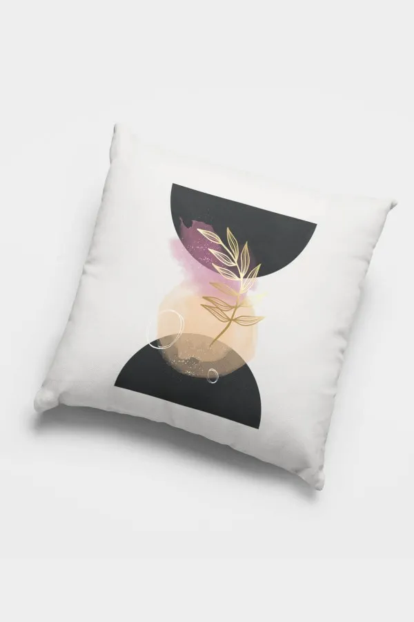 Pembe Kırlent Pembe Modern Çift Taraflı 4'lü Set Kırlent Kılıfı 4KR034
