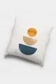 Kırlent Kılıfı Bej Bej Modern Desenli Çift Taraf 4'lü Set Kırlent Kılıfı 4KR049
