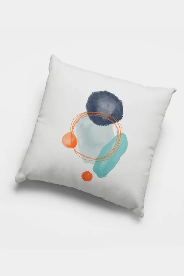Yastık Kılıfı Turuncu Turuncu Modern Çift Taraflı 4'lü Set Kırlent Kılıfı 4KR059
