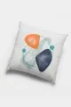 Yastık Kılıfı Turuncu Turuncu Modern Çift Taraflı 4'lü Set Kırlent Kılıfı 4KR059