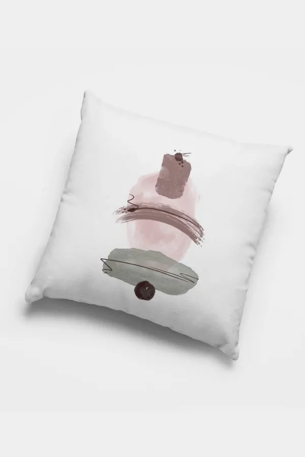 Sarı Dekoratif Yastık Sarı Modern Çift Taraflı 4'lü Set Kırlent Kılıfı 4KR060