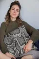 Krokodil Kırlent Kılıfı Silver Krokodil Çift Taraflı Yastık Kırlent Kılıfı KRL068